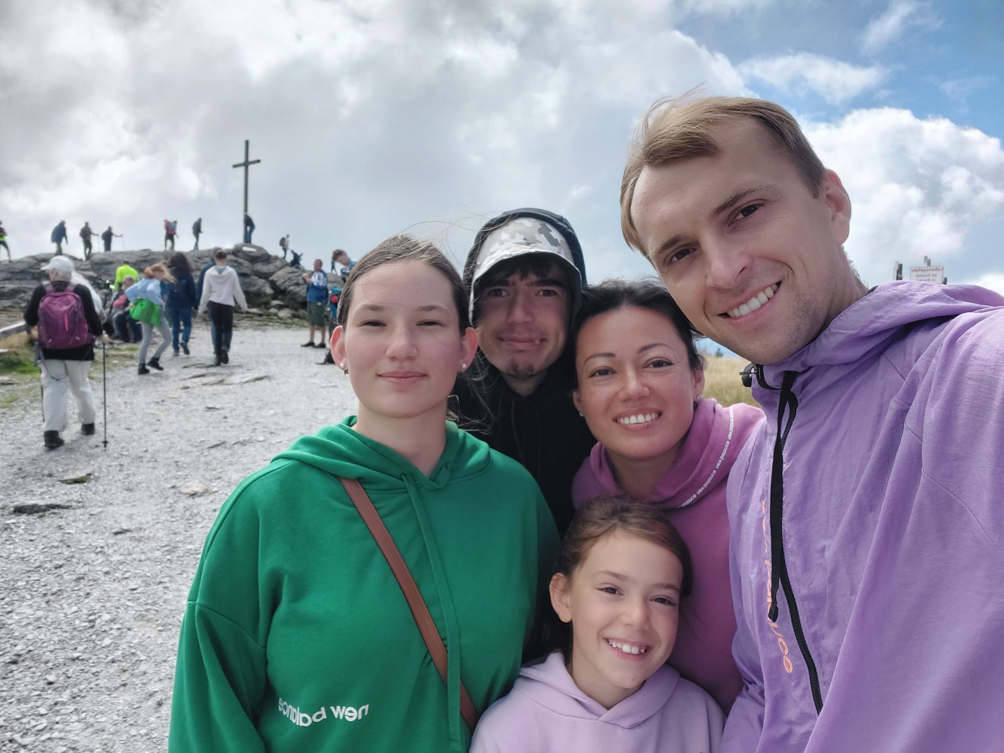 Stanislav met zijn gezin