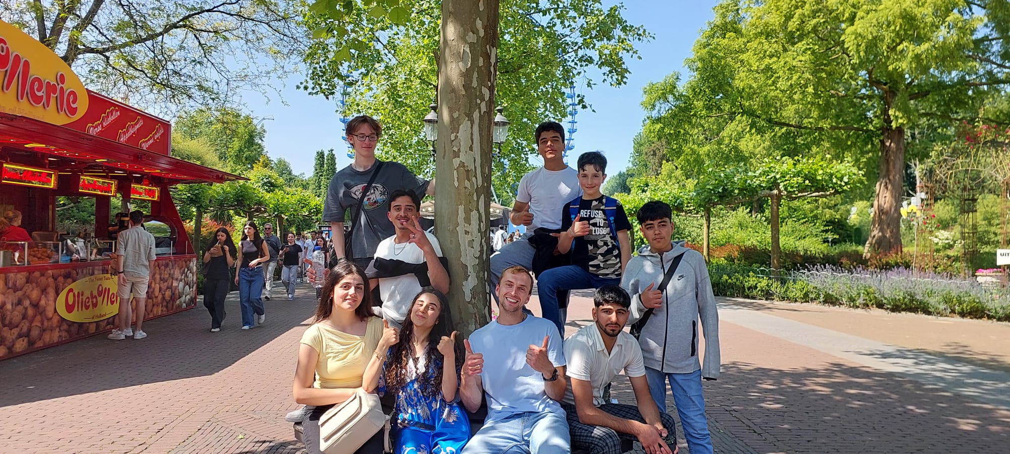 Uitje met leerlingen